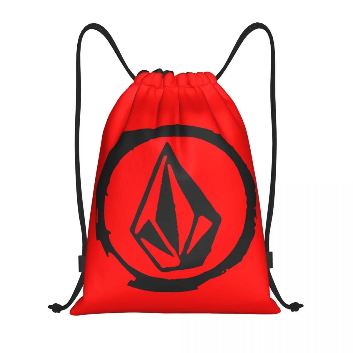 Custom Volcoms Skate Diamond Stone Drawstring Bags Men Women Portable Sports Gym Sackpack Training Backpacks