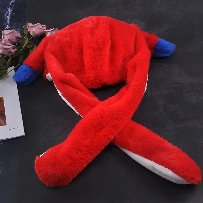 Sombrero de Marvel figuras de Anime sombrero de araña juguetes para niñas Kawaii divertido sombrero con orejas móviles chico adulto encanto cumpleaños regalo de Navidad sombrero de invierno