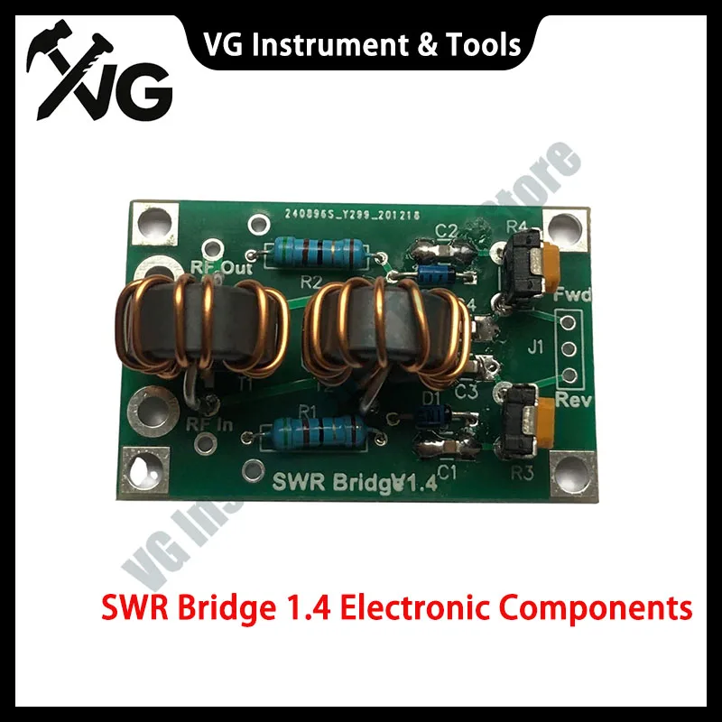 New Kit SWR Bridge 1.4 Electronic Components RF SWR Reflection Bridge for RF Network Finished-ABPS