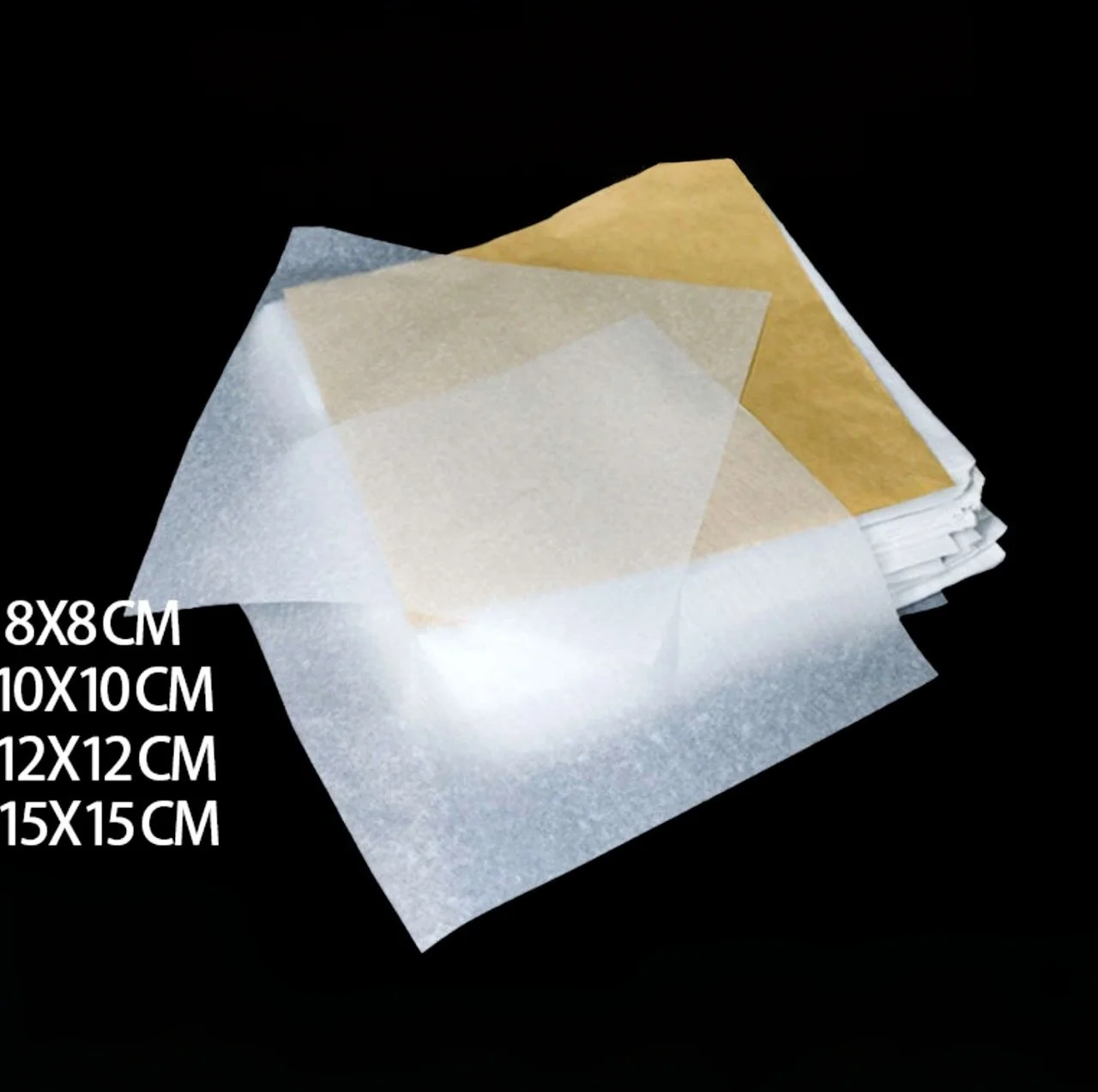 Fotografia 3: 1000 Folhas de Papel Tissue Branco Quadrado 17gsm, Papel à Prova de Umidade Sydney para Embalagem de Frutas, Roupas, Sapatos e Presentes