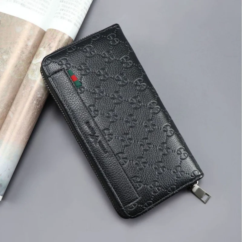 

Men's Wallet 2024New Men's Wallet Large Capacity Men's Wallet Zipper Multiple Card Slots Factory