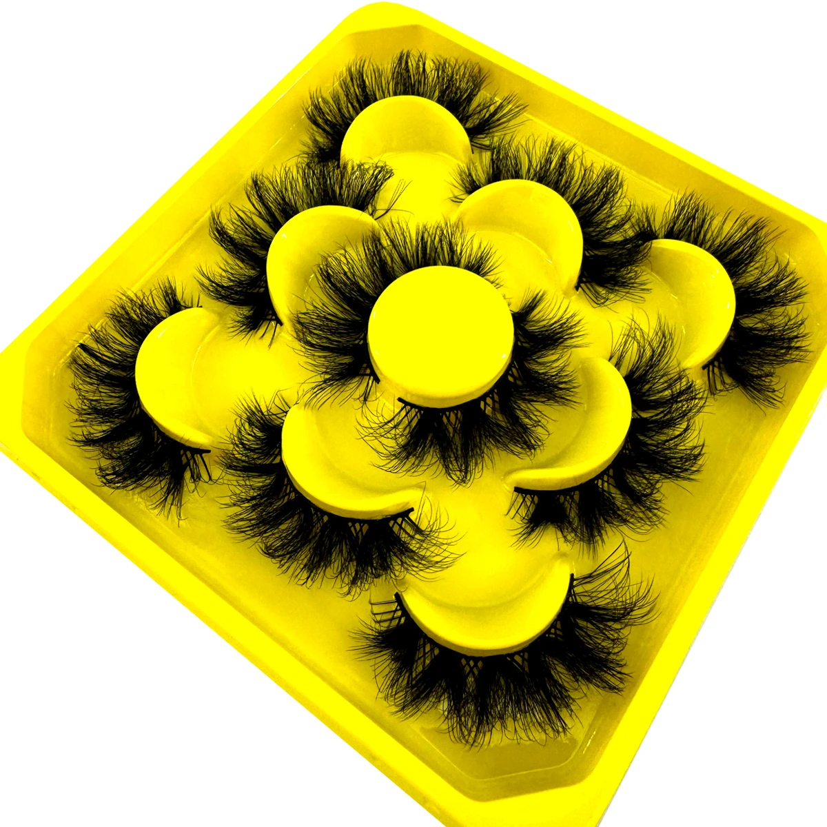 Neue 5 Paar Make-up weiche und flauschige 3D-Nerzwimpern natürliche falsche Wimpern