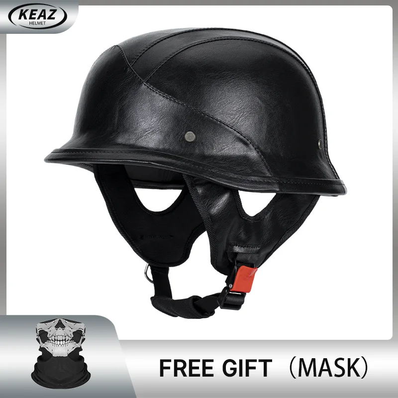 german-half-helmet-premium-vintage-open-face-motorcycle-helmet-genuine-cowhide-leather-cover-dot-certified-classic-retro-design