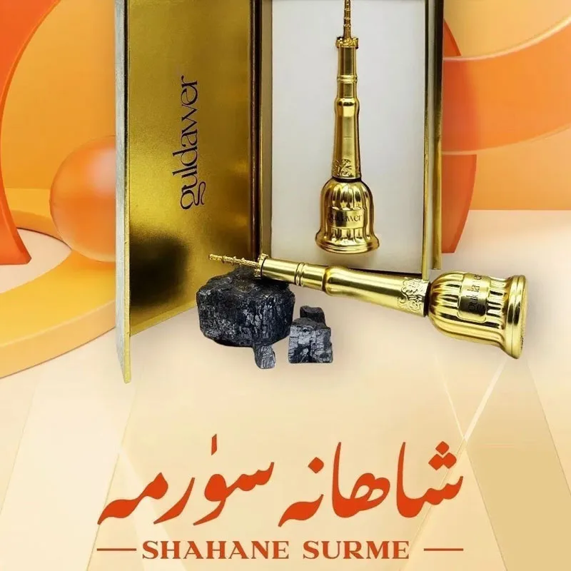 Guldawir Xahana Surma Makeup Tool New Model Natural BLACK Shadow Kajal Kohl Eyeliner Powder Big Eyes Traditional Color Lasting