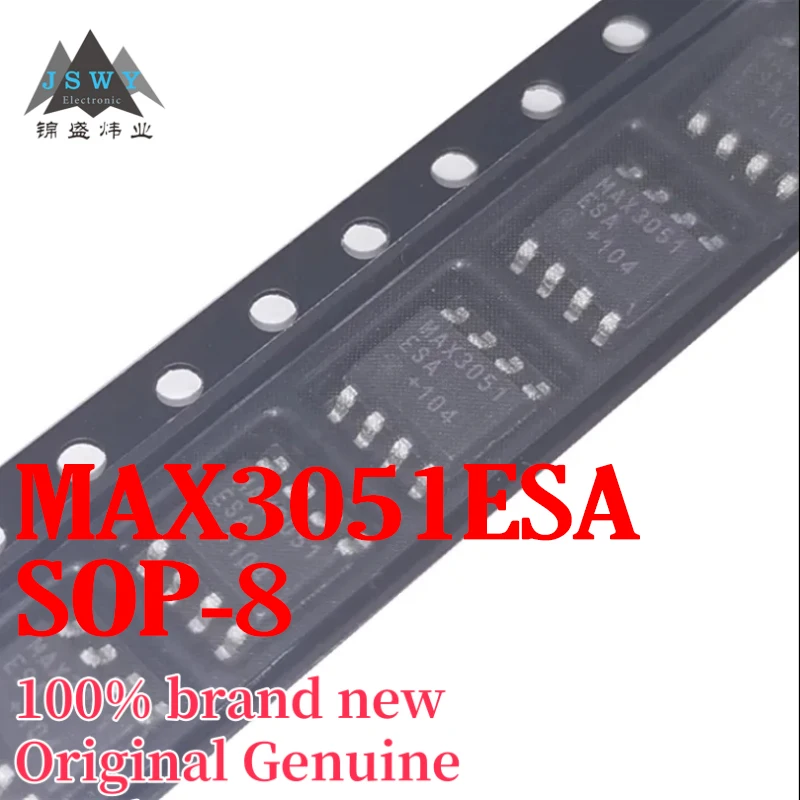 

(10/50 pieces) MAX3051ESA+ MAX3051 SOP-8 ESA CAN interface IC chip, original and genuine, free shipping.