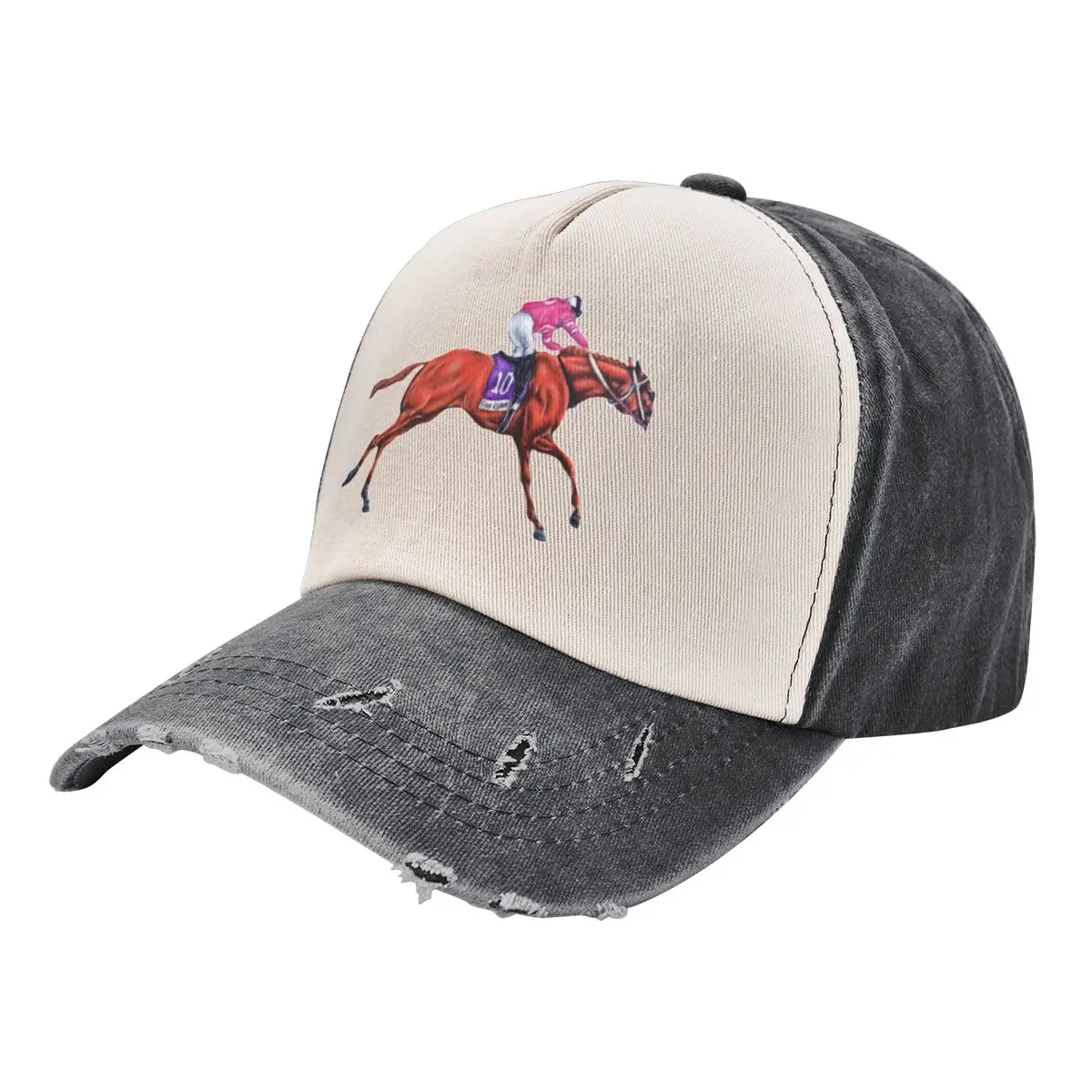 Gun Runner racehorse Baseball Cap Hood cute derby hat Hats Woman Men's