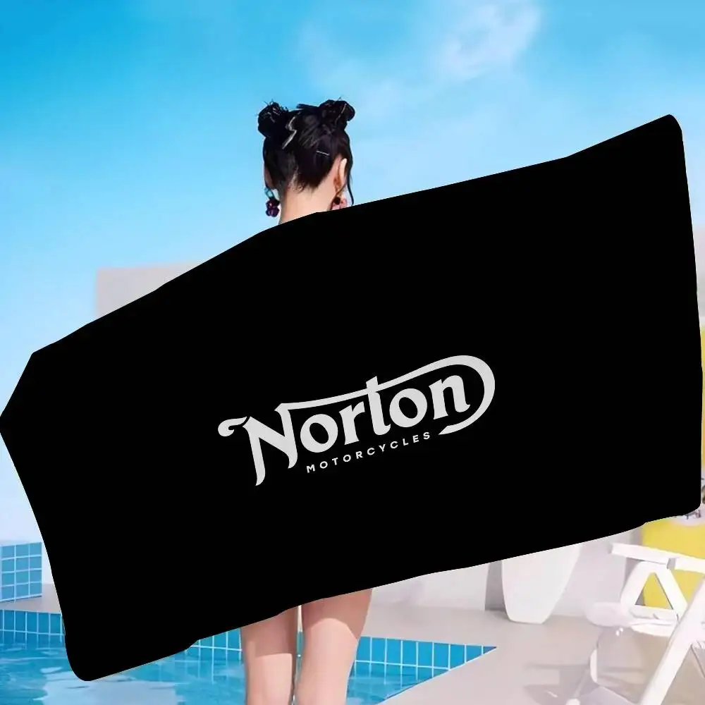 N-NORTONS دراجة نارية كبيرة ستوكات مناشف الشاطئ منشفة سريعة الجافة الرمال مناشف الشاطئ بركة منشفة للسفر حمام سباحة اليوغا