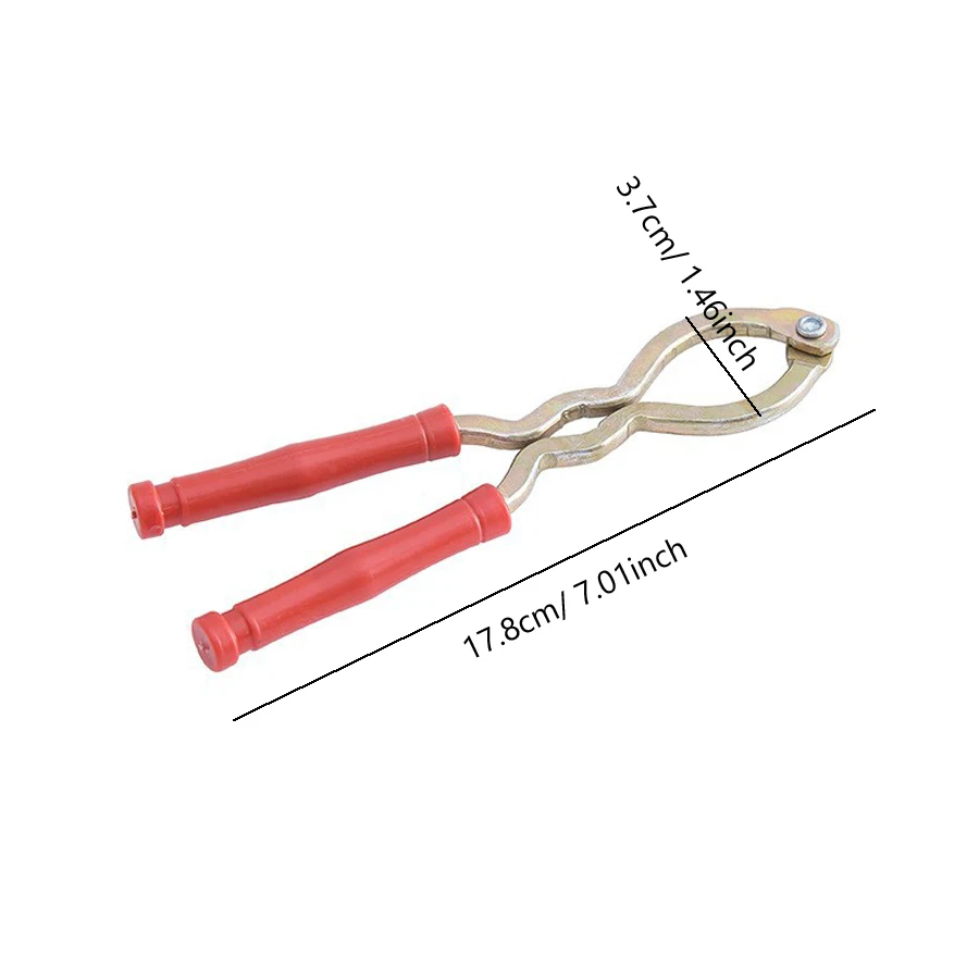 أداة مطبخ بمشبك مفرقع الجوز المعدني شديد التحمل لجوز البقان والبندق - كسارة الجوز لسهولة إعداد الطبخ