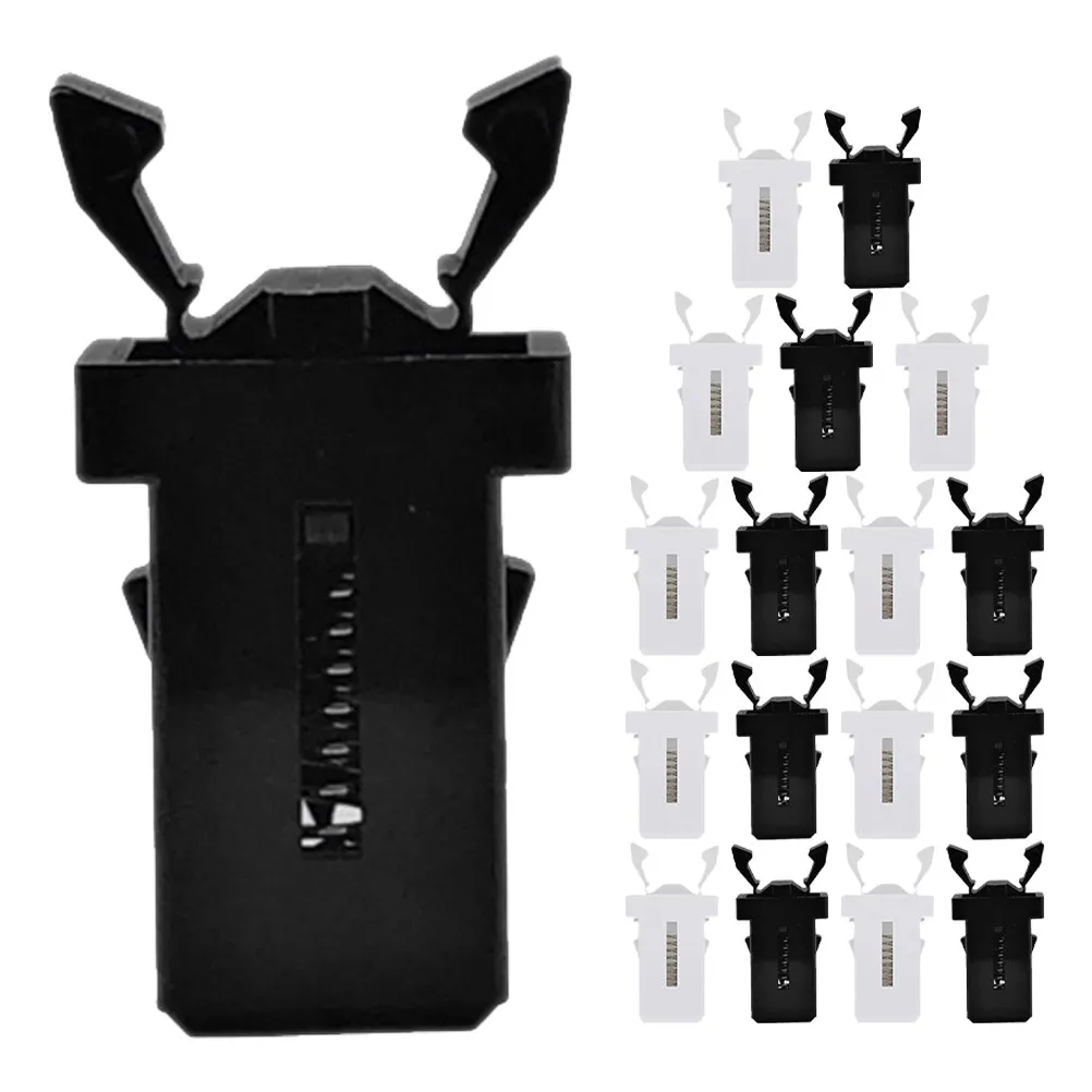 18Pcs Push Latch Trash Can Press Buckle Plastic Lock Spare Parts Universal Trash Bin Accessories Home Office Waste Bin Clip