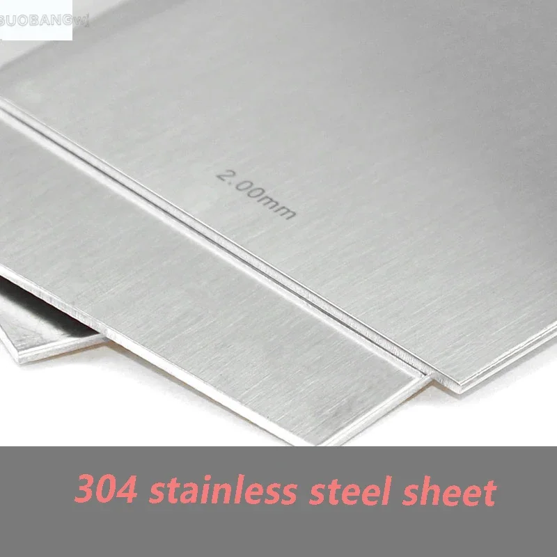 

Thickness 0.02mm ~ 1.0mm Stainless Steel Strip 304 Steel Sheet Thin Steel Plate / Foil Corrosion Resistance Can Customize Size