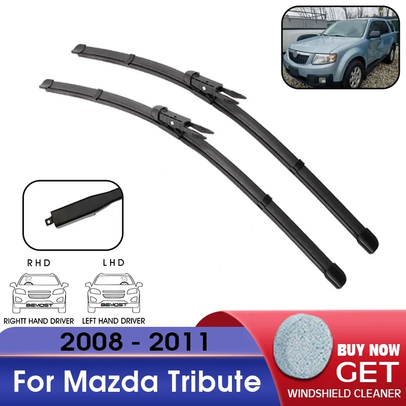 Car Wiper Blade Front Window Windshield Rubber Refill Wiper For Mazda Tribute 2008-2011 LHD / RHD 20