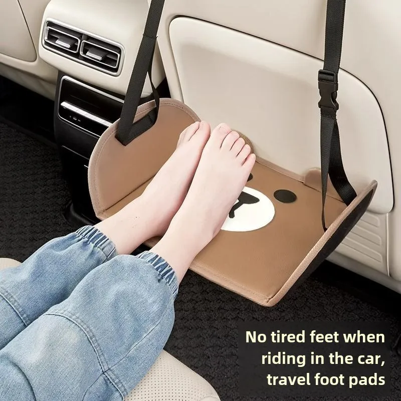 Car Rear Seat Leg Rests Children Train Pedals Adults Airplane Footrests Self Driving Car Mounted Business Rest Footrests