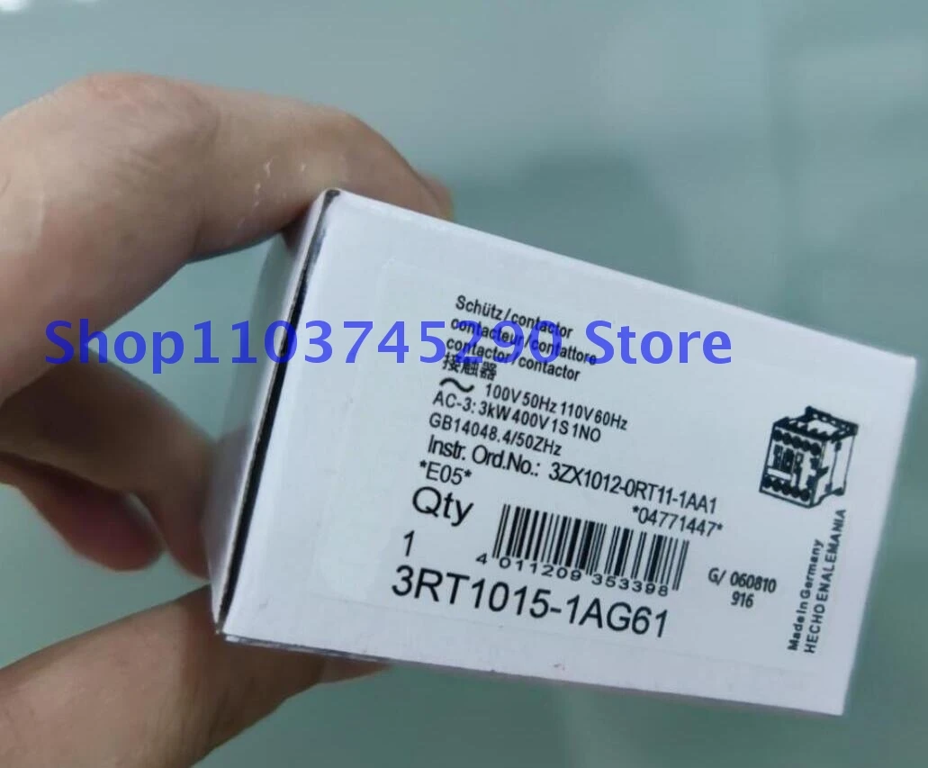 

1PCS Contactor In Box New Brand 3RT10151AB01 3RT1015-1AB01 3RT1015-1AG61 3RT10151AG61