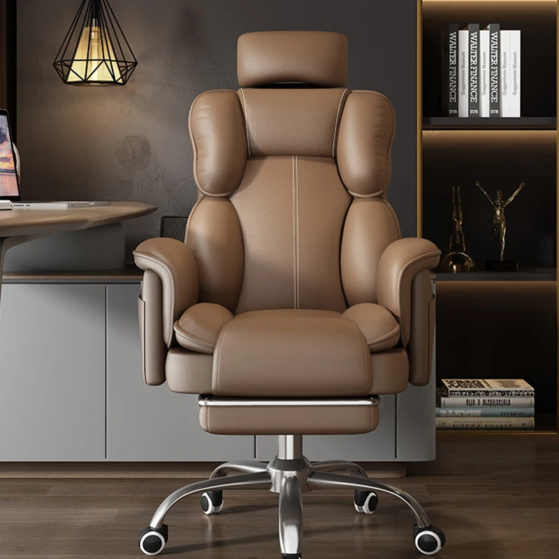 Vanity Throne Office Chair Swivel Bar Study Desk Salon Massage Full Body Leather Office Chair Nordic Taburete Trendy Furniture