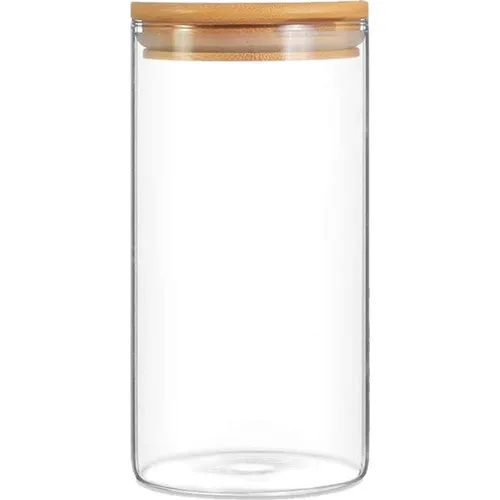 Mama Camilla Jar With Bamboo Lid Spice Borosilicate Vacuum Cover Pyrex 6191