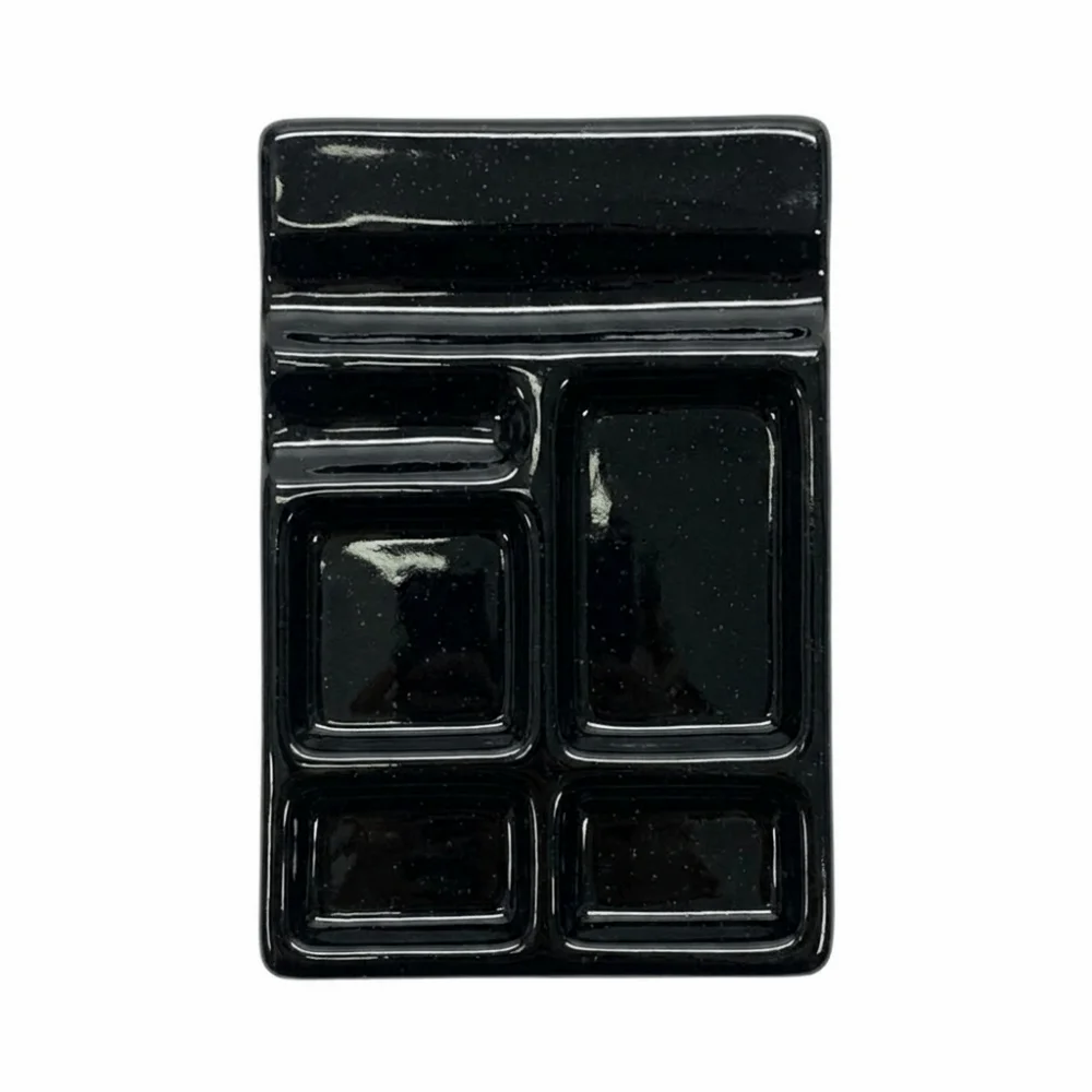 

Anti-Seepage Nail Palette Easy To Clean Sturdy Durable Brush Cleaning Tray Pen Holder Gel Color Blending Multifunctional Palette