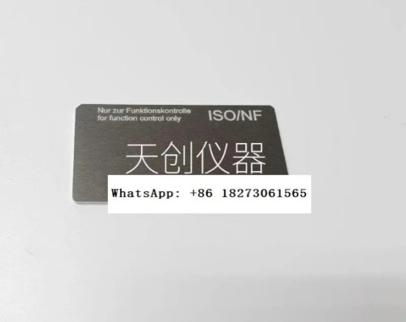 605-415 Калибровочная пленка D605-606 Стандартная пленка 601-485 Толщиномер пленки .зеро калибровка