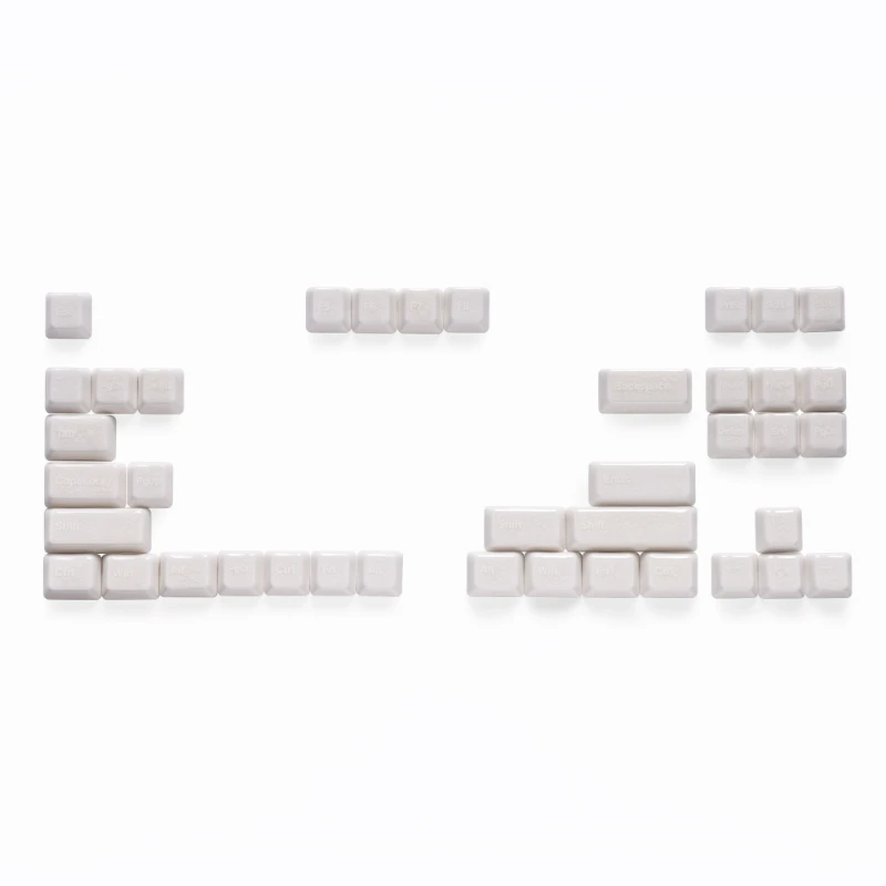 Ice Crack Ceramic Keycaps Set B Functional Area Custom Keycap Cherry Profile Keycaps for Mechanical Keyboard Key Caps PC Gifts