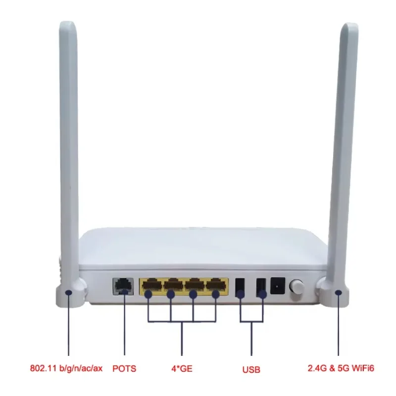 

English Firmware Version New Eg8145x6 HS8145x6 HS8546X6 Dual Band 4GE AX Gpon Epon Onu Ont for FTTH