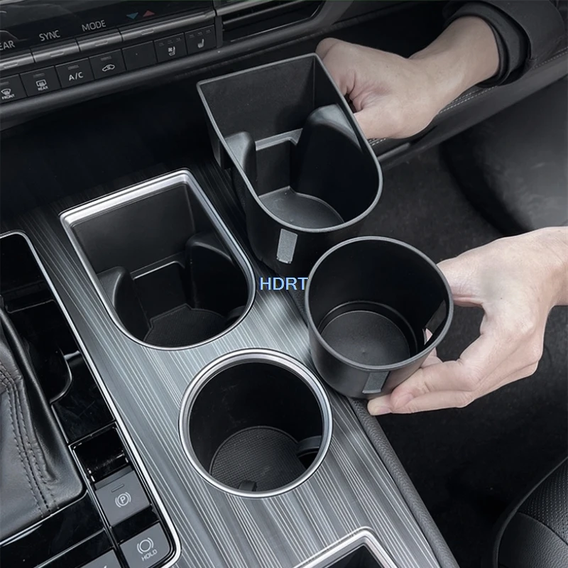 

Автомобильный стиль, ящик для хранения центральной консоли, слот для воды, чехол для Toyota Sienna/Granvia 2021 + защитные декоративные аксессуары