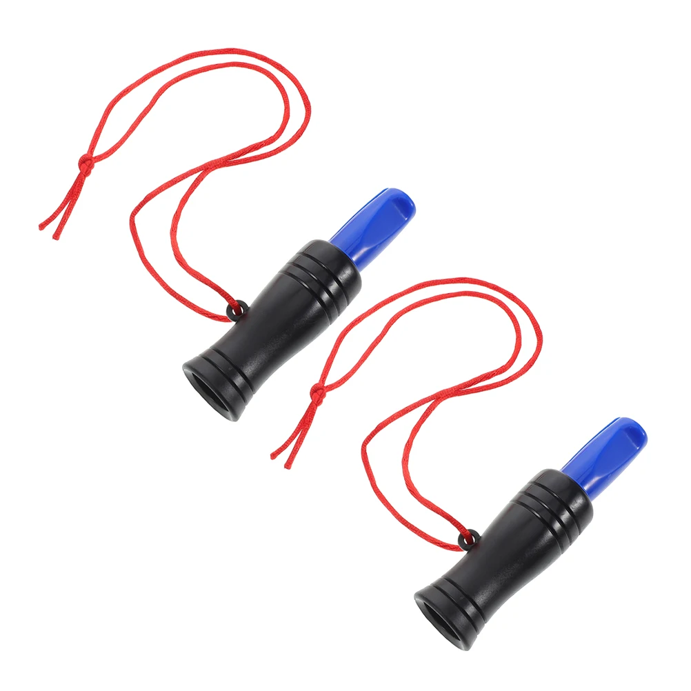 2 قطعة صفارة إنقاذ في الهواء الطلق خفيفة الوزن بطة الصوت تقليد للمشي لمسافات طويلة الصيد الطوارئ التخييم السلامة متعددة الوظائف الطيور #5