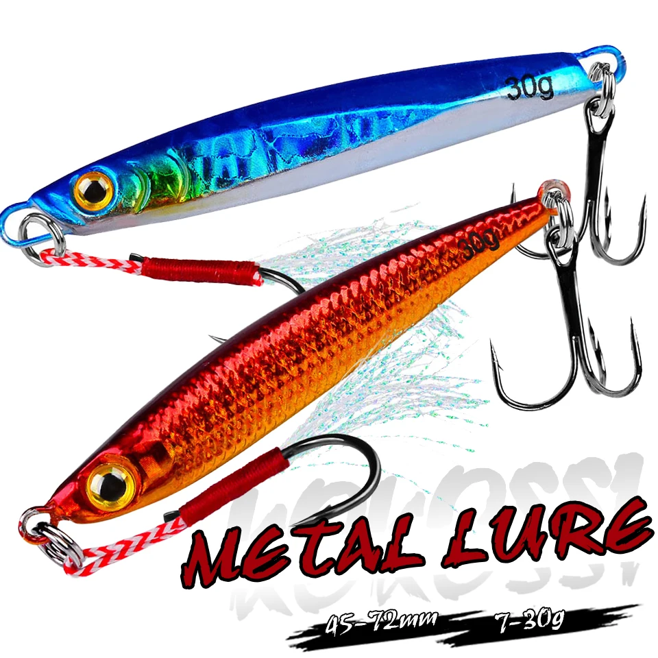 1PCS 7/10/15/20/30g Metal Jigs VIB Long Casting Jigging Baits Fishing Lures Pesca leurre Wobbler Artificial Bass Baits