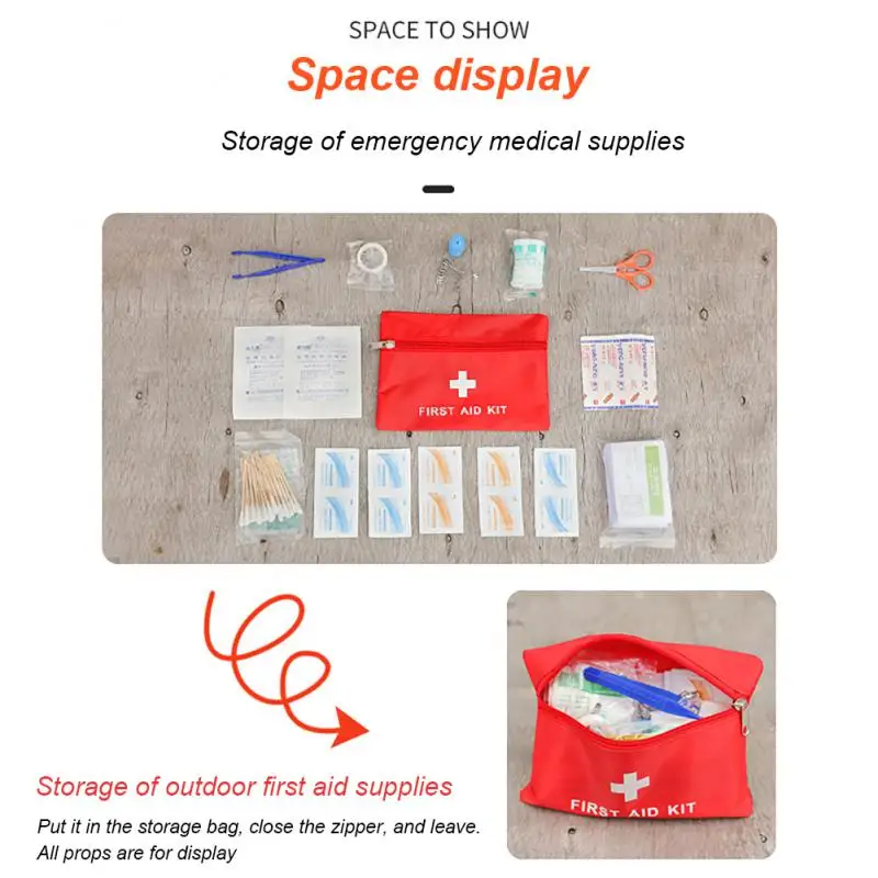 1-10PCS Medical First Aid Kit Medical Medicine Kit Outdoor Emergency Kit Portable Storage Kit Empty Pack