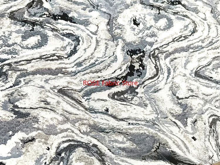 Retro abstract pattern Jacquard thick fabric For pants, jackets, tablecloths, clothing DIY fabric