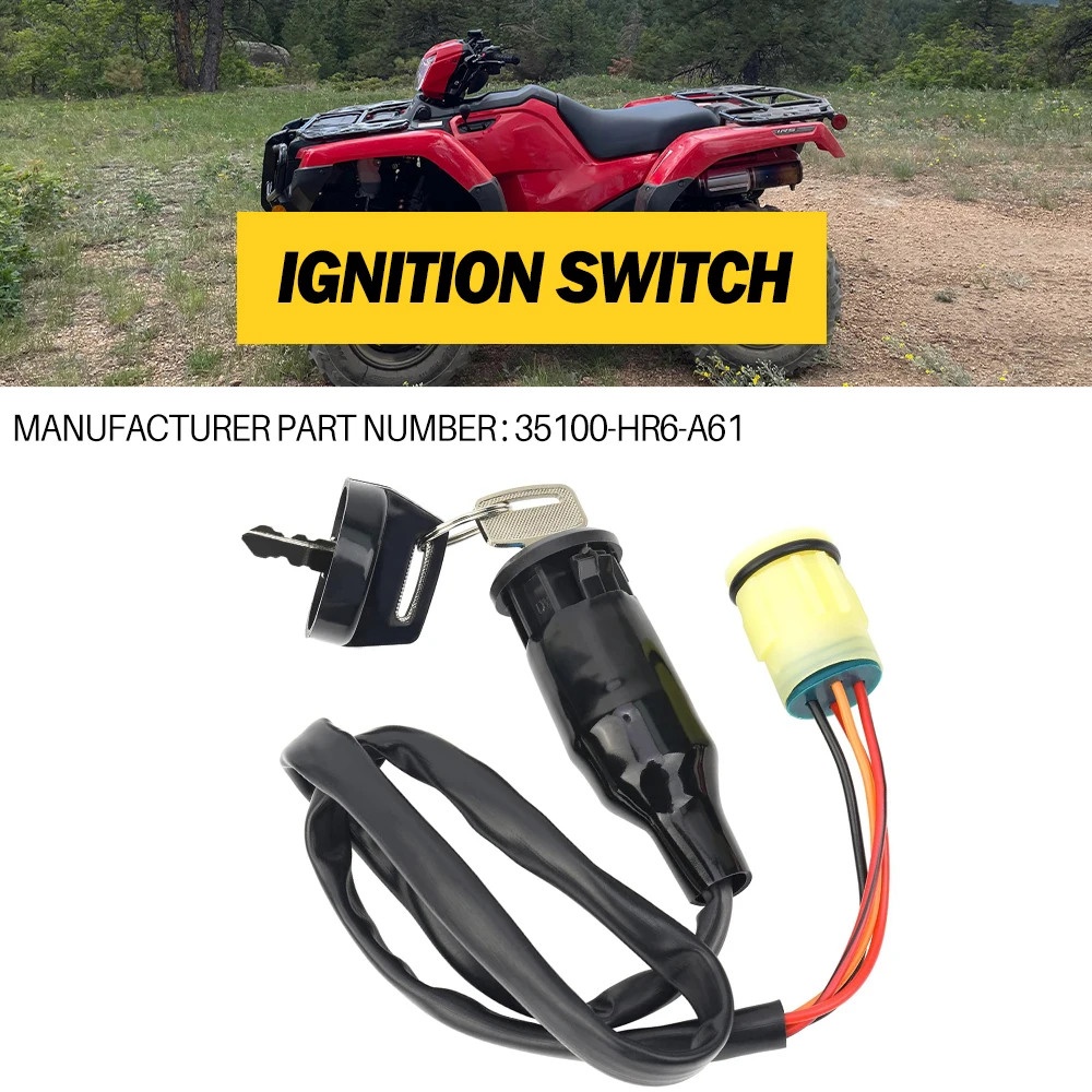 Motorcycle Electric Door Lock Ignition Key Switch For Honda TRX520 Fourtrax Foreman FA FE FM Foreman/Rubicon Rancher TRX420FA1