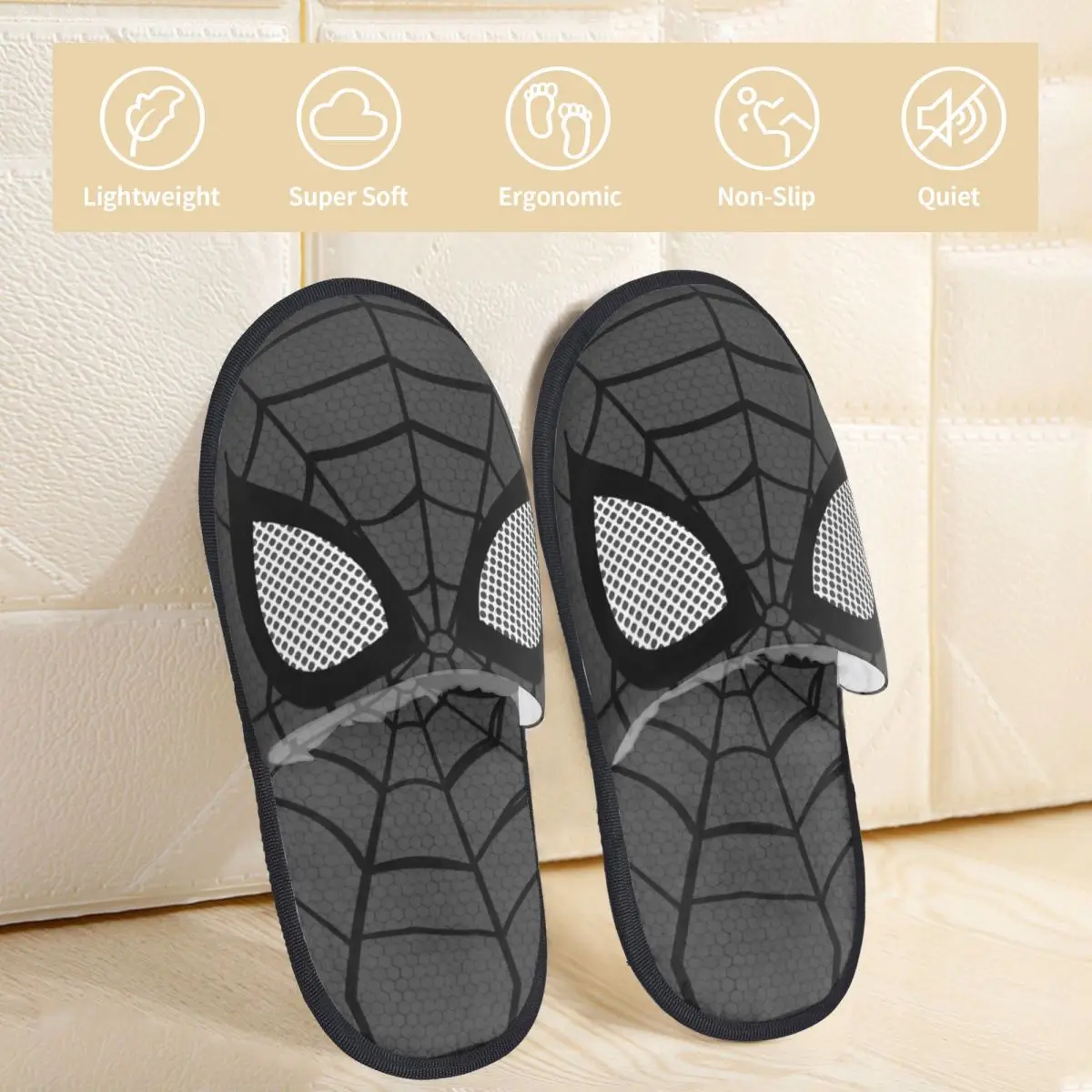 Spider Man Spider-Man Slippers for Women Men House Shoes Soft Indoor Slippers