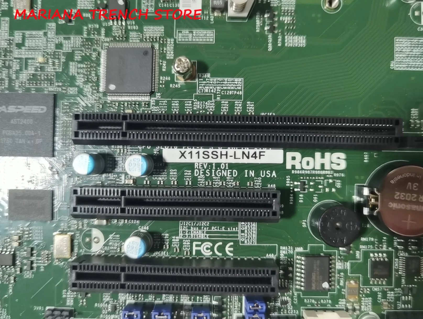 X11SSH-LN4F for Supermicro Motherboard E3-1200 v6/v5  7th/6th Gen. i3  Quad GbE LAN with i210-AT Products With Traces of Use