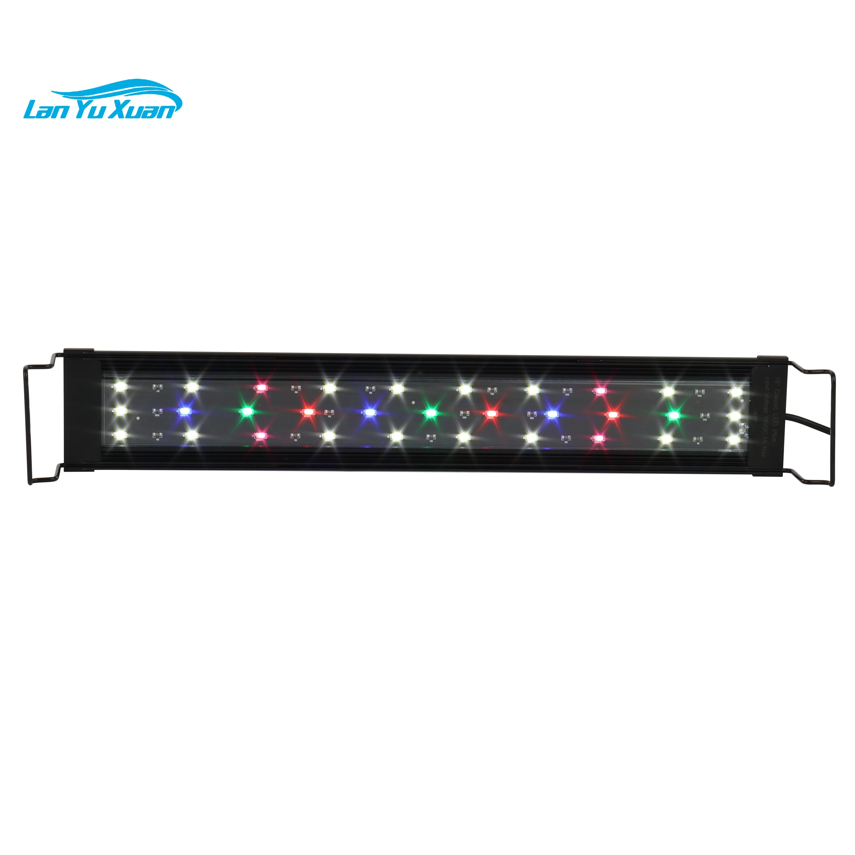 

Full Spectrum Color-Changing Coral LED Light Fish Tank Bracket Aquarium Lamp Telescopic Aluminum Alloy Hot-Selling