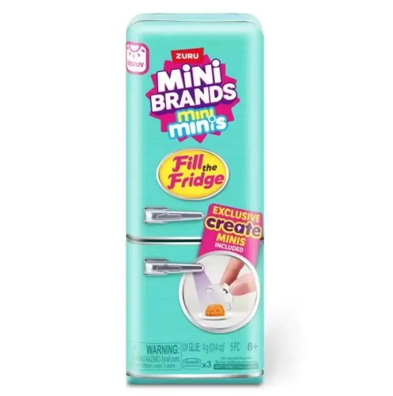 الأصلي ملء الثلاجة ثلاجة صغيرة مجموعة الماركات الصغيرة الكرة سلسلة صندوق أعمى صندوق غامض اللعب منزل لعبة ديكور ألعاب أطفال الهدايا #3