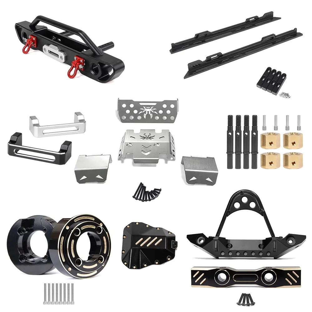 

Ljf Rlaarlo Mk07 Climbing Car Upgrade Armor Pedal Front Rod Adapter Counterweight Replacement Parts For Remote Control Toys