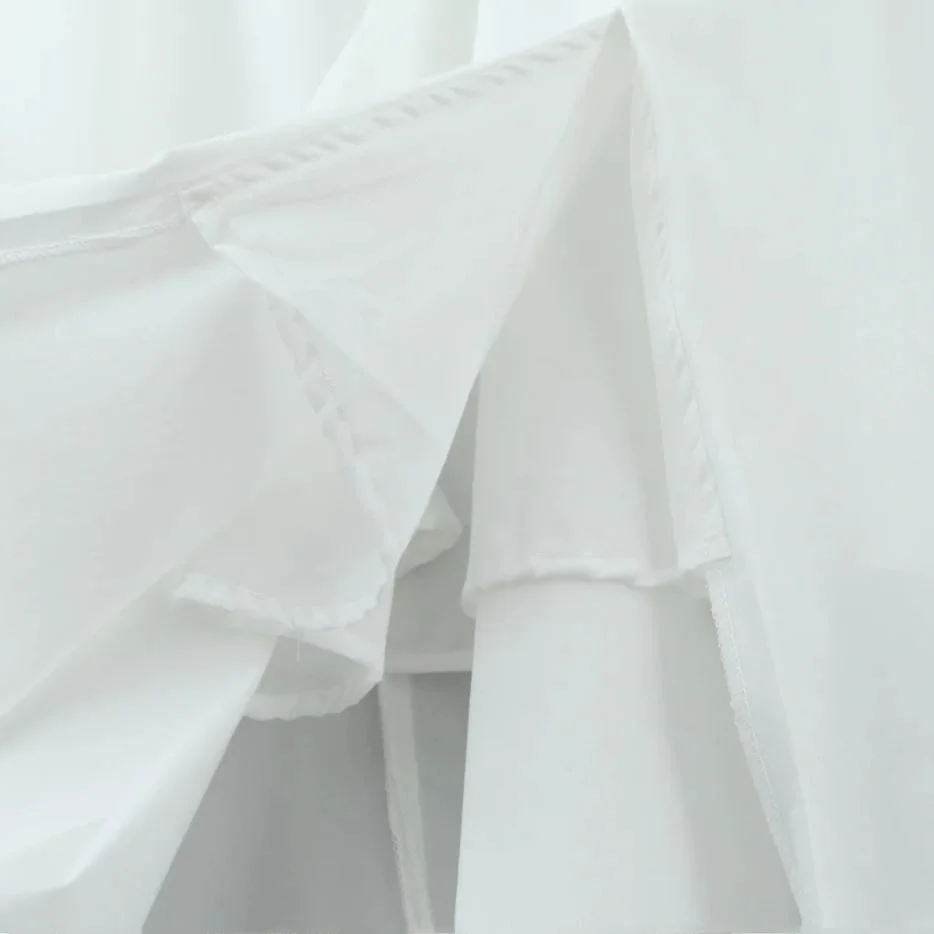 아메리칸 스타일 홀터넥 롱 드레스 여성 여름 2025 신상 백리스 섹시 허리 조절 사이드 슬릿 A라인 스커트 드레스