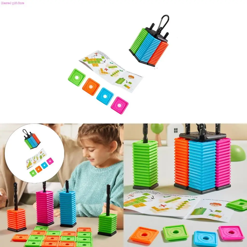 

D0JC шахматная доска «пять в ряд», стратегическая игра, игрушка-головоломка для путешествий с красочными фигурами