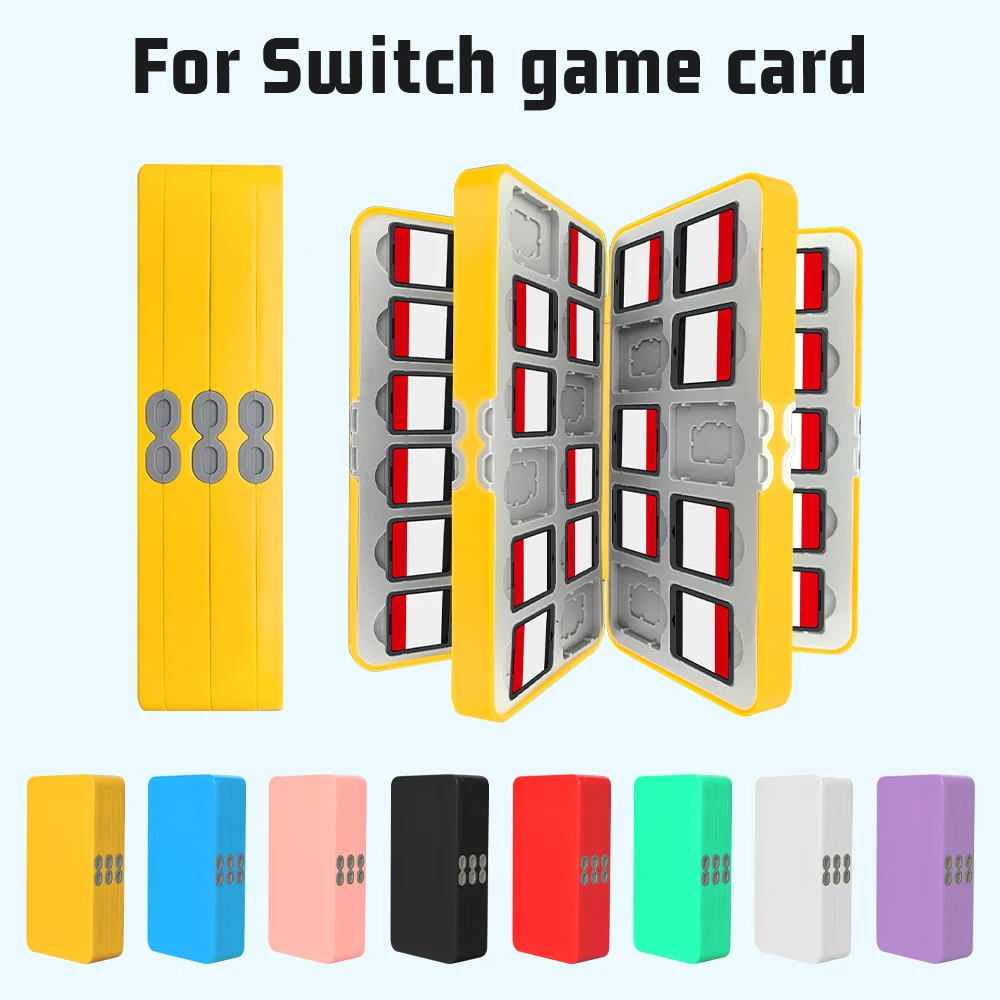 Scatola portaoggetti 72 in 1 adatta per carte da gioco Switch 1/2