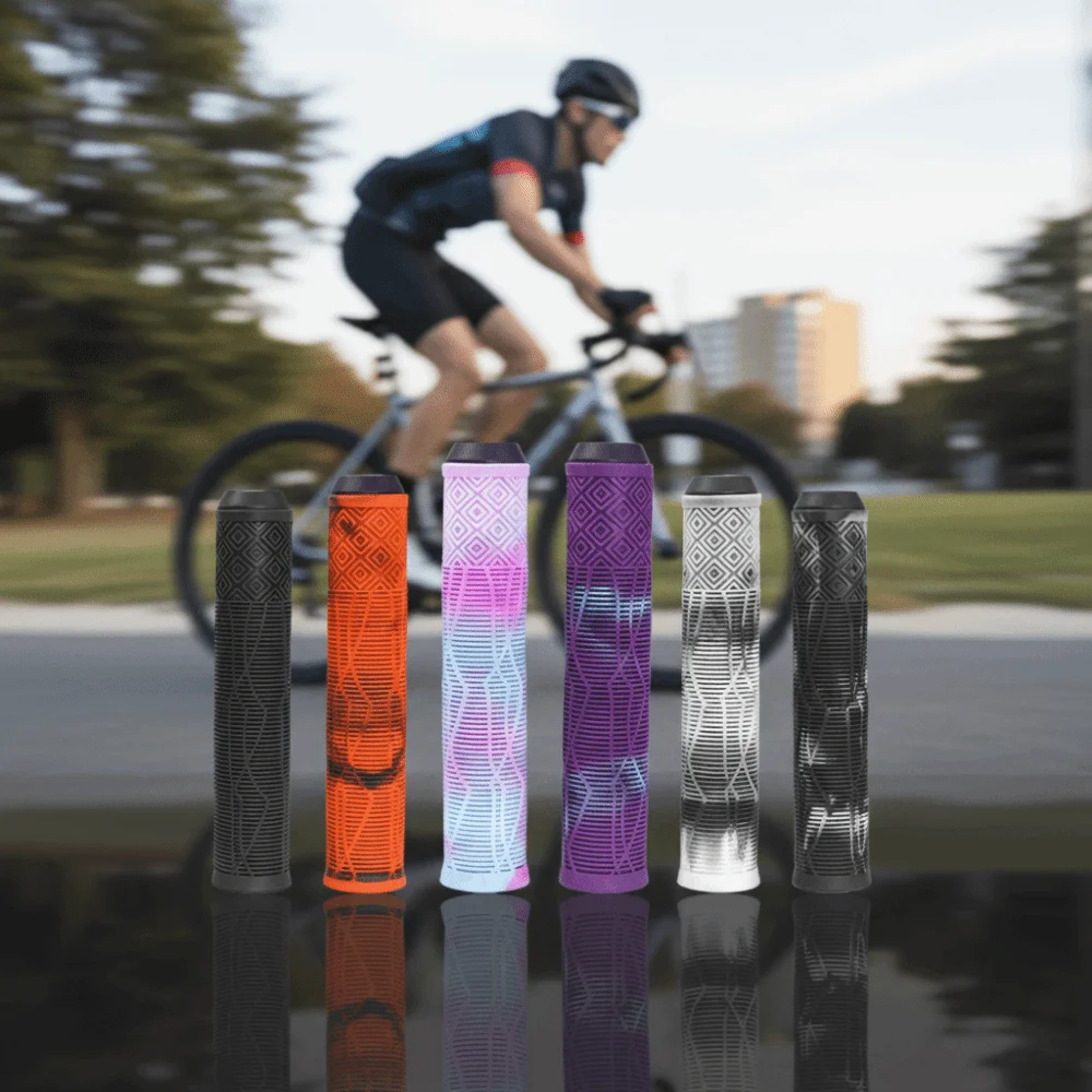 

Durable Anti Slip Rubber Bike Handlebar Grips Rubber 160mm Grip Handle Cover Universal Anti Slip Bike Grip Cover Mountain Bike