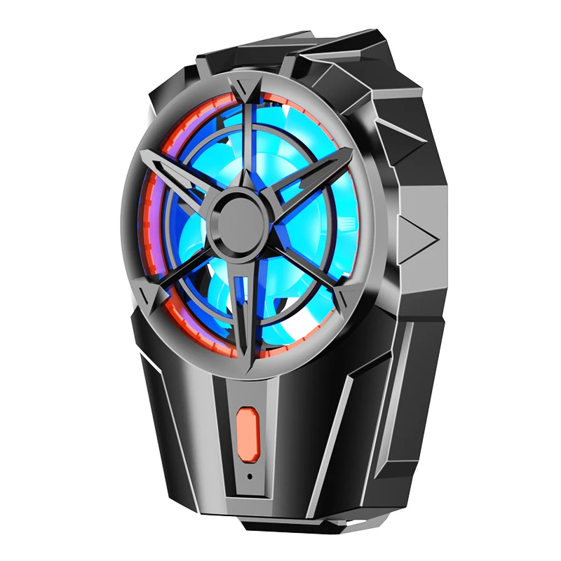 PUBG Mobile Phone Radiator Mute Mini Cooling Radiator 3-gear Adjustable Rechargeable Accessories Support 4.7-7.5in Screen Phone