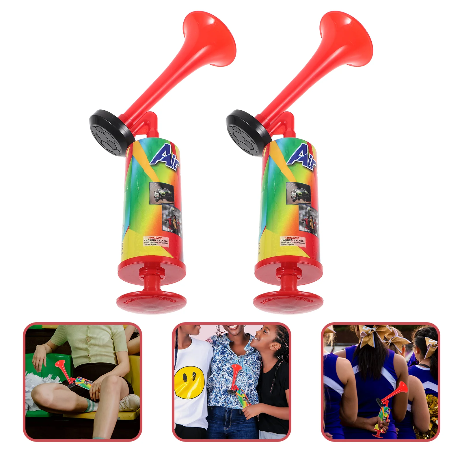 

Toys Pump Loud Noise Maker Push Horn Air Safety Parties Sports Events Party Celebration Portable Speaker