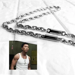 62cm Thai Buddhist Brand Stainless Steel Necklace Outdoor EDC Multifunctional Self-defense Chain