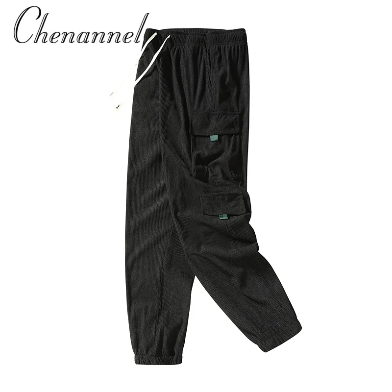 

Loose Straight Japanese Style Corduroy Men's Autumn Winter Casual Trousers High Street Trendy Workwear Pants