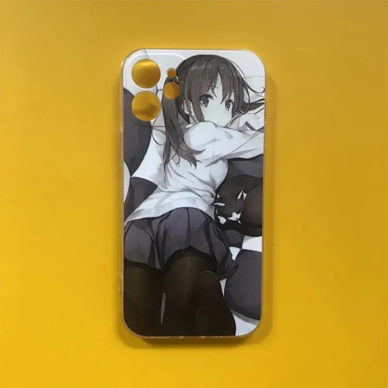 

Y2K Harajuku Style Japanese Anime Phone Case For Motorola Moto G9 G22 G32 G53 G30 G71 G72 G73 Edge 40 Pro Soft TPU Back Cover