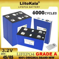 LiitoKala 3.2V LiFePO4 Battery 340ah 320AH 3100ah 200ah 150ah 105ah 90ah DIY 12v 24V Automotive Solar Energy Storage batteries