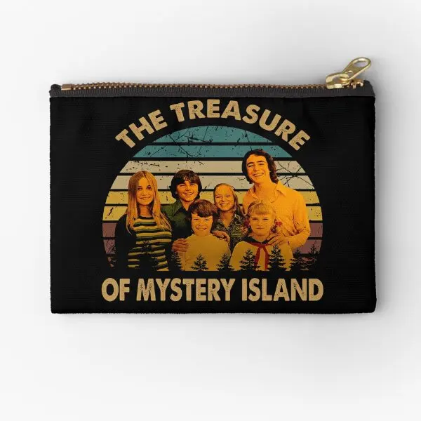 The Treasure Of Mystery Island The Pictu  Zipper Pouches Small Coin Women Pure Socks Men Underwear Pocket Storage Panties