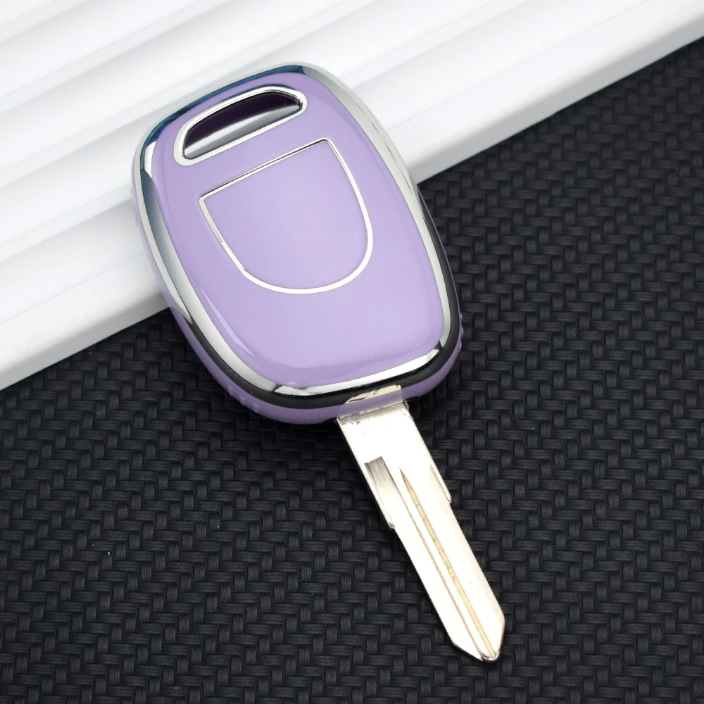 TPU Car Key Cover Case For Renault Twingo Clio Kangoo Master NO Chip Key Protection Keyless Shell Fob Keychain Accessories