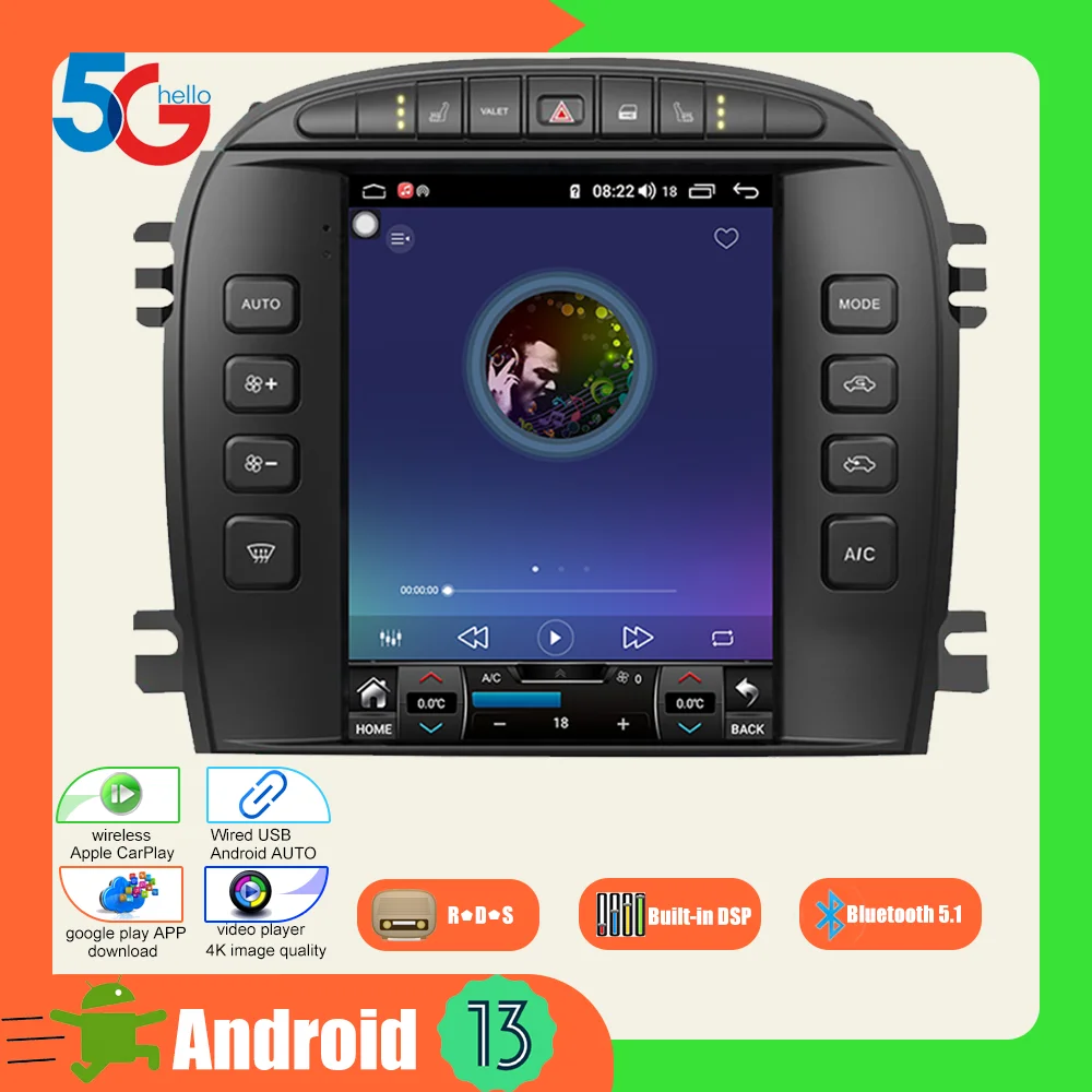 Carplay Car Radio Android Gps Car Accessories Car For Jaguar S X Type 2001 - 2009 Android Car Radio Screen Auto