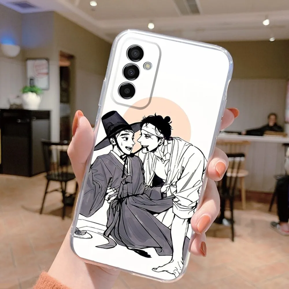 Manga P-Painter Of The Night Phone Case Silicone For Samsung S30,S23,21,22,20 Ultra,FE lite,S10,9,PIus Note20ultra Cover Clear