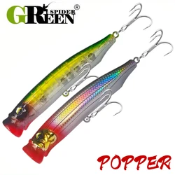 GREENSPIDER 150mm 60g Feed Popper Spinning Fishing Lure Topwater Artificial Hard Bait for Pike Tuna Fishing Lures
