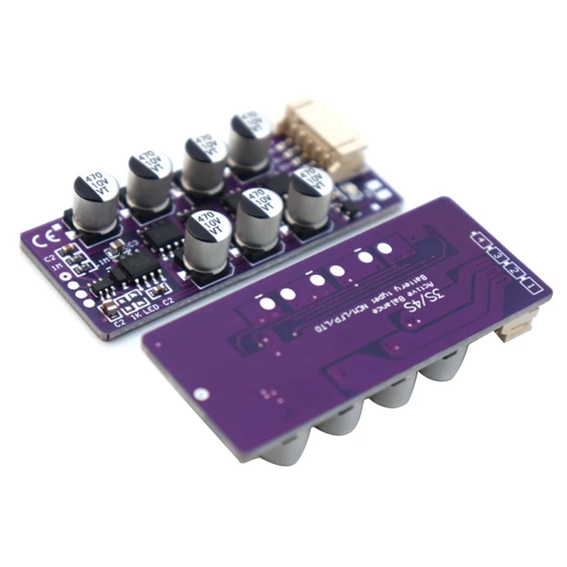 3S-4S 1.2A Li-Ion Lifepo4 Battery Capacitive Equalizer Board 18650 Battery Equalizer Energy Transfer Capacitor BMS Board